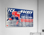 1950s ice hockey at empire pool wembley Acrylic Print