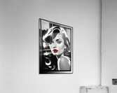 Ruby Lips Lady  1 Impression acrylique