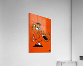 vintage 1950s oregon state beaver baseball art  Acrylic Print