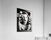 Ruby Lips Lady 4  Acrylic Print