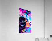 Smokey Girl Pop Art   Acrylic Print