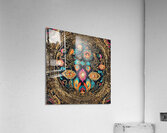 169668 pattern  boho colorful  some gold amazing Acrylic Print