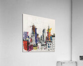Basquiat City 7 Acrylic Print