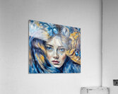 ArtXcl 028 sad face with a tear  Acrylic Print