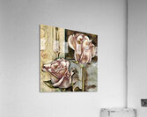 Arte 130 Rose Flower oil-paint-style Acrylic Print