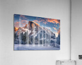 Celestial Majesty: A Captivating Glimpse of Half Dome Acrylic Print