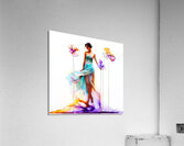 Pansy Like Flowers Acrylic Print