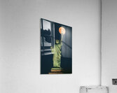 Liberty Torch Moon Acrylic Print