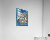 art flowers on sky bckgrnd 2 Impression acrylique