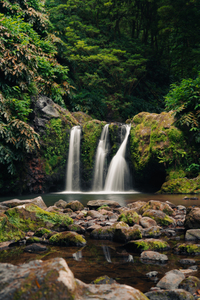 [Azores]  Ribeira dos Caldeiroes Waterfall 