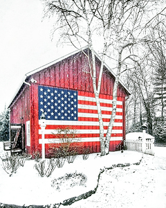 G11 All American Barn in Winter