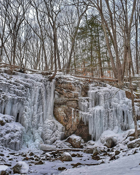 G10 Blackedge Falls Frozen Over Print