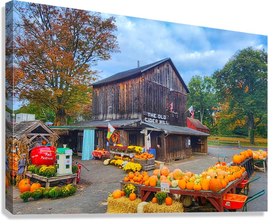 03 Autumn Card Canvas Print