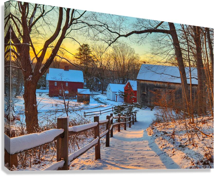 14 Winter Card Canvas Print