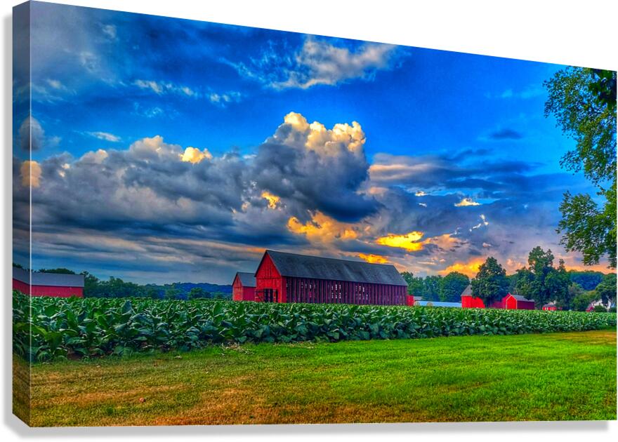 12 Clouds Over Horton Farm Canvas Print