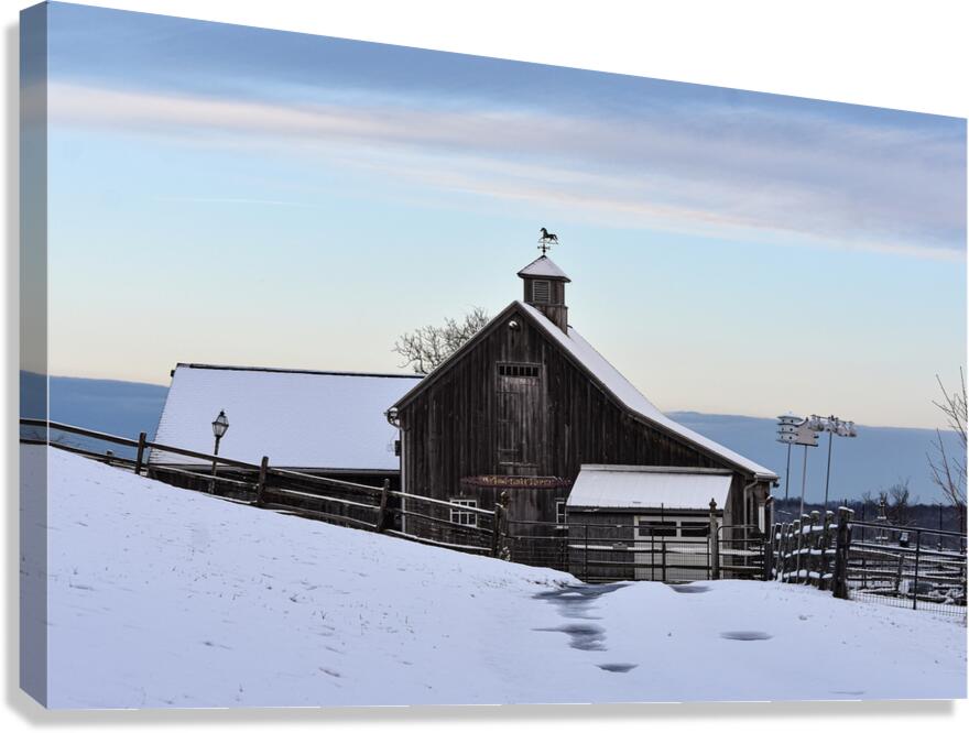 G03 Winter on Matson Hill Canvas Print