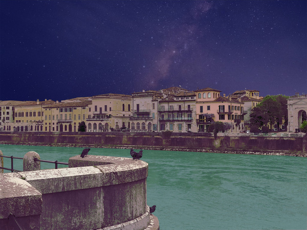 Verona Nightscape Print