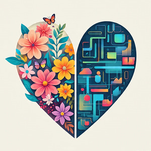 Medical Illustration of Human Heart – Wall Art for Clinics