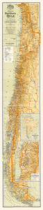 1891 Map of Chile – Historical South American Chart Showing National Boundaries Coastal Cities and Andean Geography During a Period of Political Change Following the Chilean Civil War