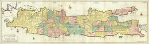 1728 Dutch Map of Java Showing Colonial Settlements Fortifications and Topography During the VOC Period of Dutch East Indies Rule in Southeast Asia