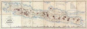 1862 Map of Java Indonesia – Colonial Dutch East Indies Survey Depicting Cities Roads and Natural Features of One of Southeast Asia’s Most Important Islands During Imperial Rule