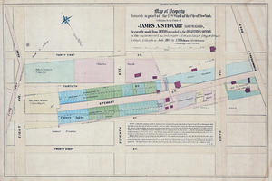 1867 Map of Manhattan’s Fashion District Showing Commercial Buildings Streets and Industry During the Gilded Age Rise of New York’s Garment Trade