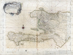 1765 Map of Haiti Depicting Colonial Saint-Domingue’s Plantations Provincial Divisions and Coastline During French Rule in the Caribbean Before the Haitian Revolution