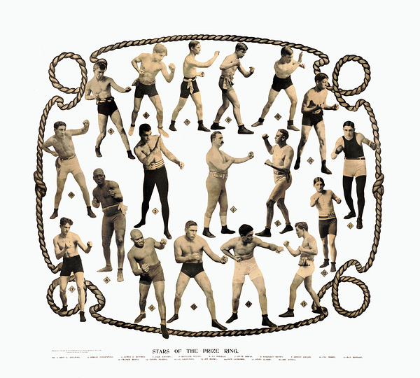 1910 Boxing Champions Chart – Illustrated Timeline Displaying the Reigning Boxing Champions Across Weight Classes During the Early 20th Century Highlighting the Sport’s Growing Popularity by History In Your Home