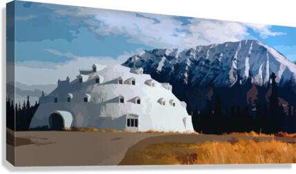Alaskan Igloo Structure Canvas Print