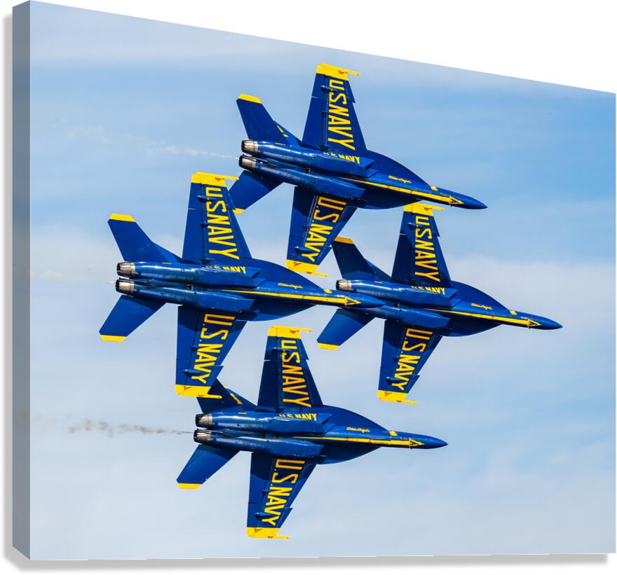 Blue Angel Diamond 1 Canvas Print