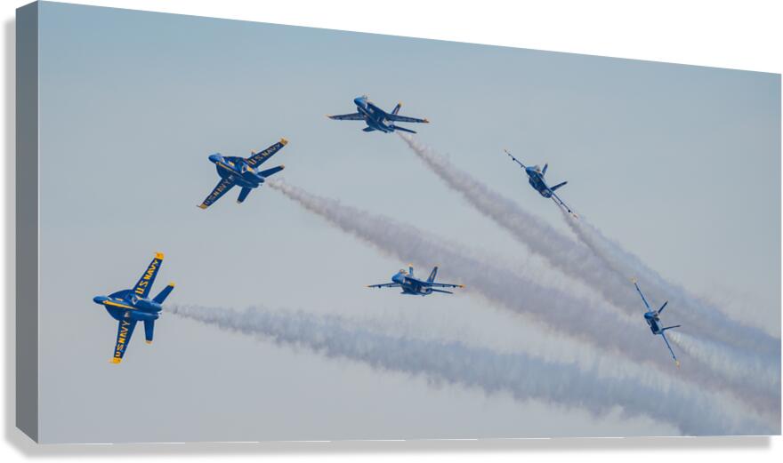 Blue Angels Delta Breakaway Canvas Print