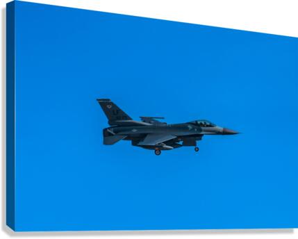 F-16 On Approach Canvas Print