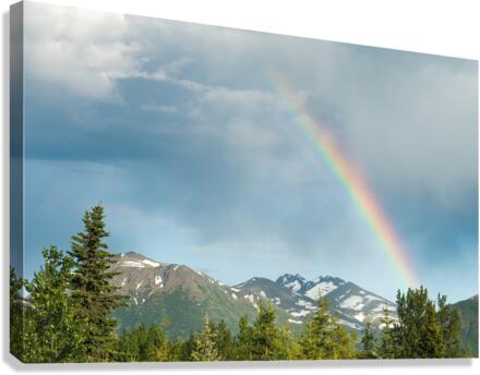 Alaska Rainbow Canvas Print