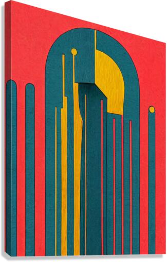 Abstract paint Canvas Print
