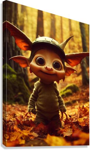 Medieval goblin  Canvas Print