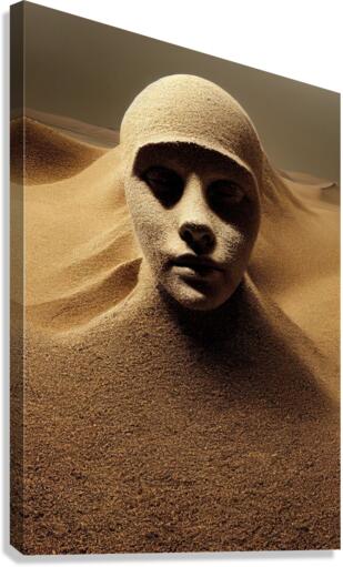 Sand Man Canvas Print
