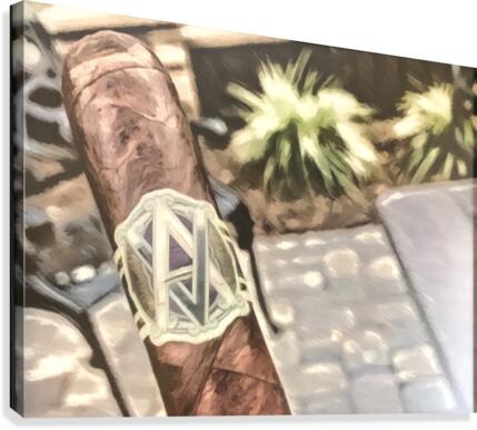 After Work Cigar Canvas Print