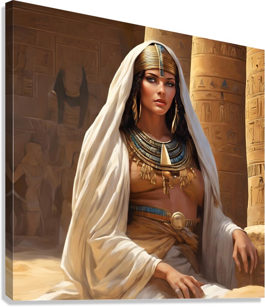 0 A beautiful woman during the reign of the Phara Canvas Print