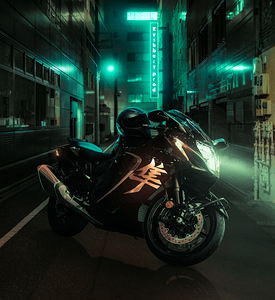 hayabuza Neon night ride