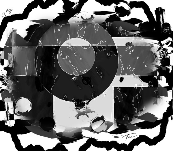 Ink Scratch Print