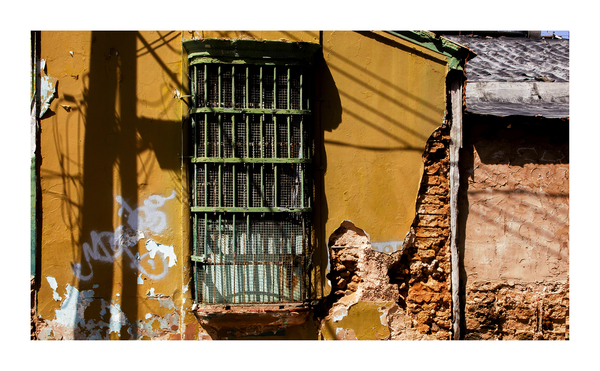 Window Downtown House in Maracaibo Zulia Venezuela Print