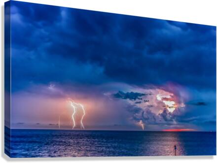 Stormy Sunset Canvas Print