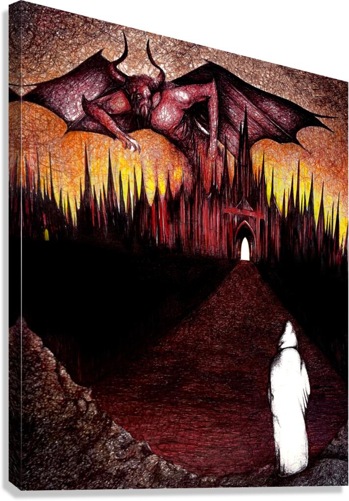 HELL Canvas Print