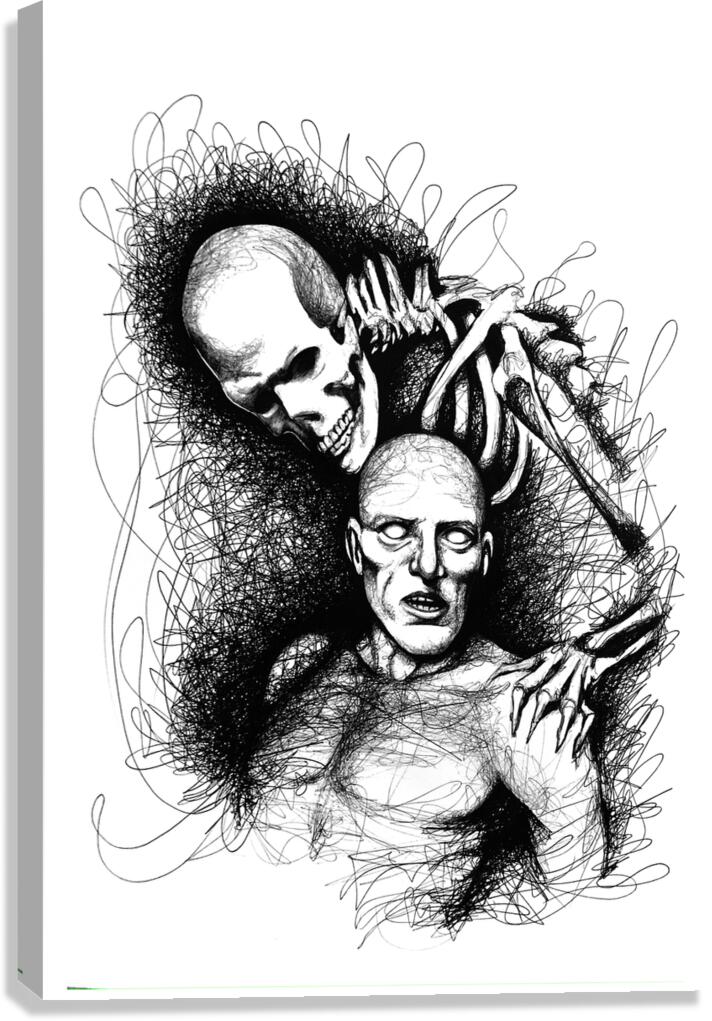 THE SKELETON Canvas Print
