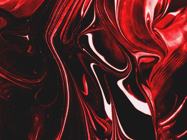 Red Liquid Print