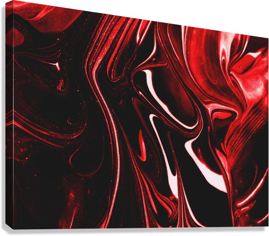 Red Liquid Canvas Print