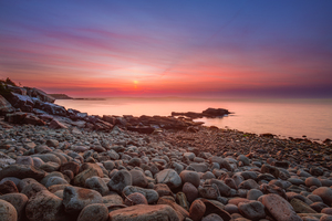 Hazy Sunrise at Boulder Beach