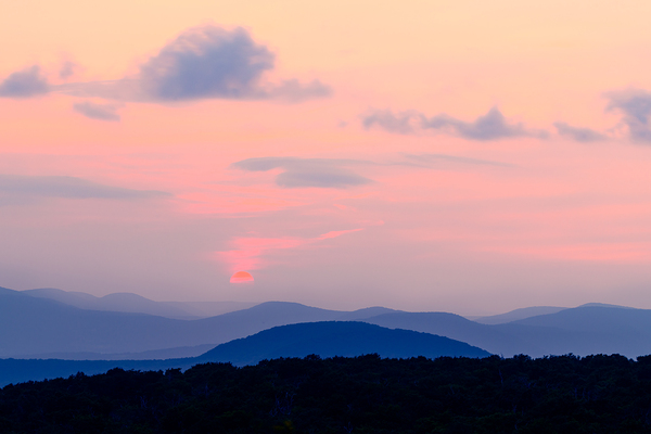 Western Catskill Sunset by Jane Haslam