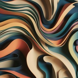 Fluid Motion A Bold Abstract Composition