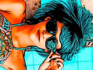 Pool Side Print